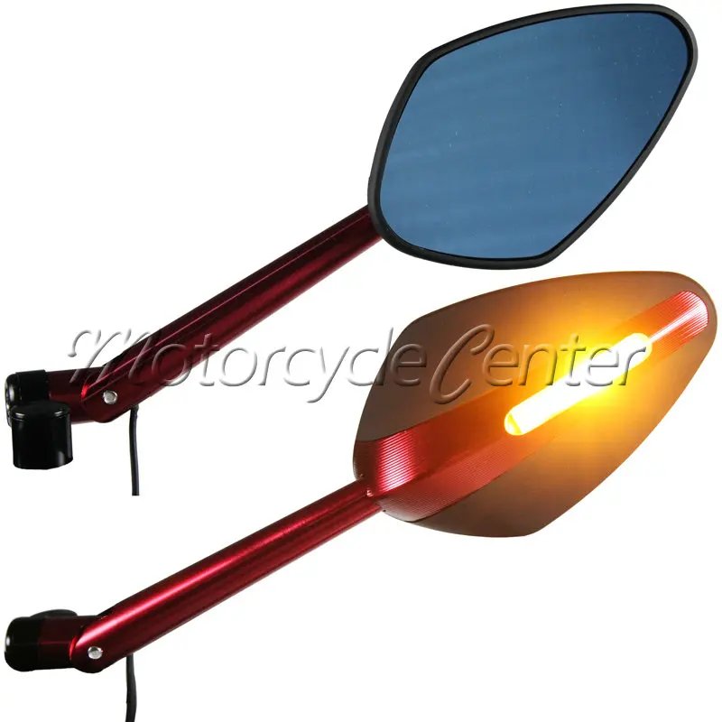Поворотники с ЧПУ светодиодные зеркала заднего вида для Suzuki Bandit 1200 650 600 GS500 SV650 SV1000