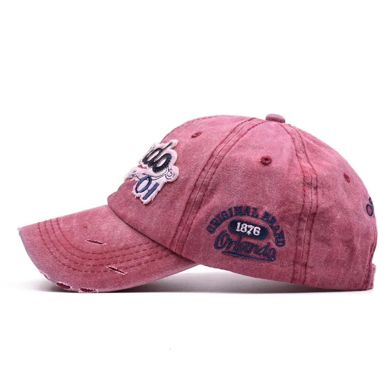 Бейсболка Мужская/женская из денима хлопковая Кепка с вышивкой и надписью