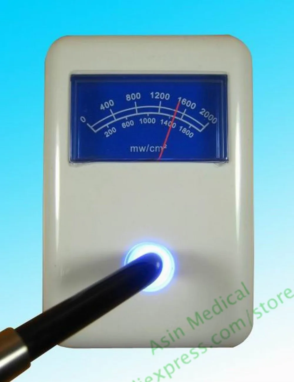 free shipping Light Cure Power Curing Light Tester Led curing Light Meter dental supplier material