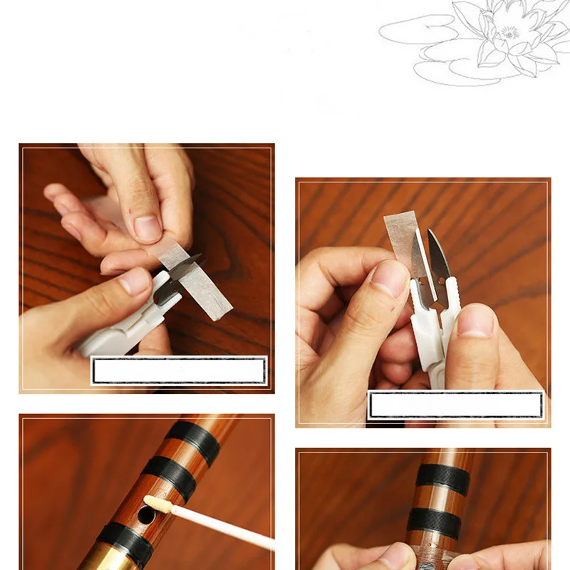 ZONAEL флейта поперечная мембрана Bamboo Flauta Dimo диафрагма Профессиональный