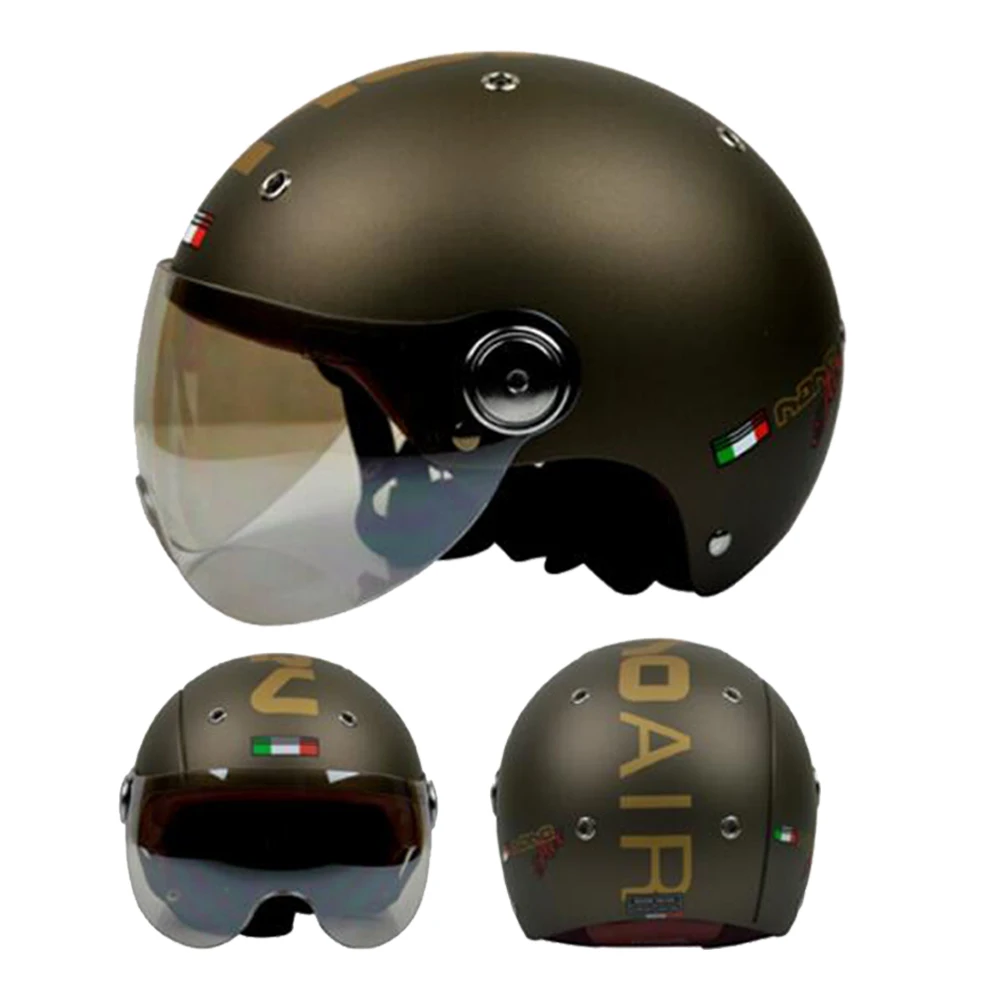 BEON Новый Ретро мотоциклетный шлем Чоппер крушение Кафе Racer винтажный мотоцикл