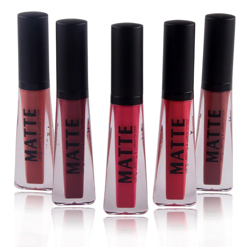 MISS ROSE бренд блеск для губ увлажнитель длительного действия матовый красный