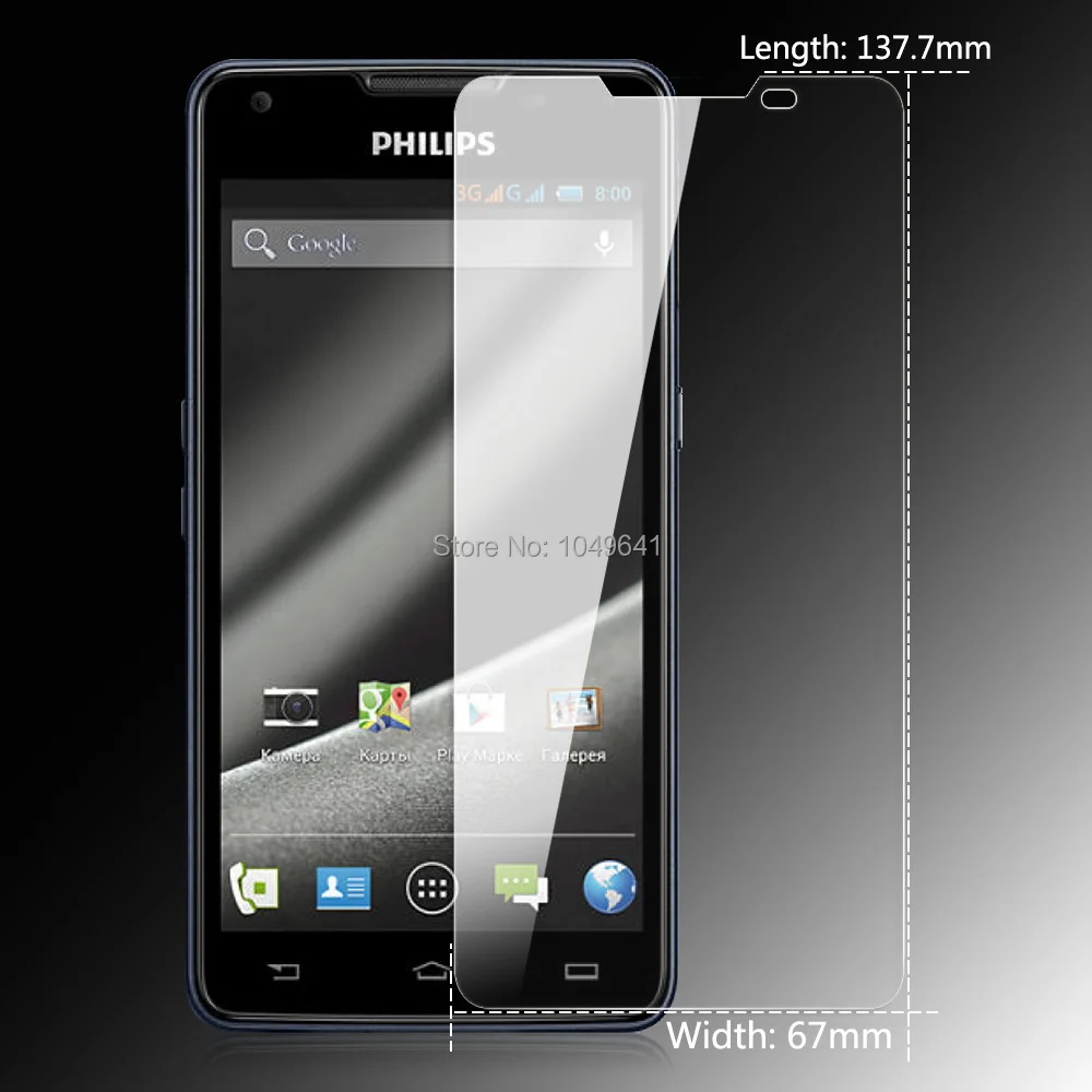 JONSNOW для Philips W6610 закаленное стекло 2.5D 9H Защитная пленка Взрывозащищенный ЖК-экран протектор для Philips W6618