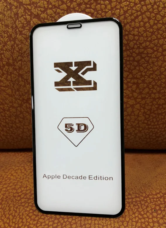 Black Suntaiho для iphone x стекло против пыли закаленное стекло для iphone XS MAX XR XS X защита экрана холодная резьба 5D изогнутый жесткий край - Цвет: Black