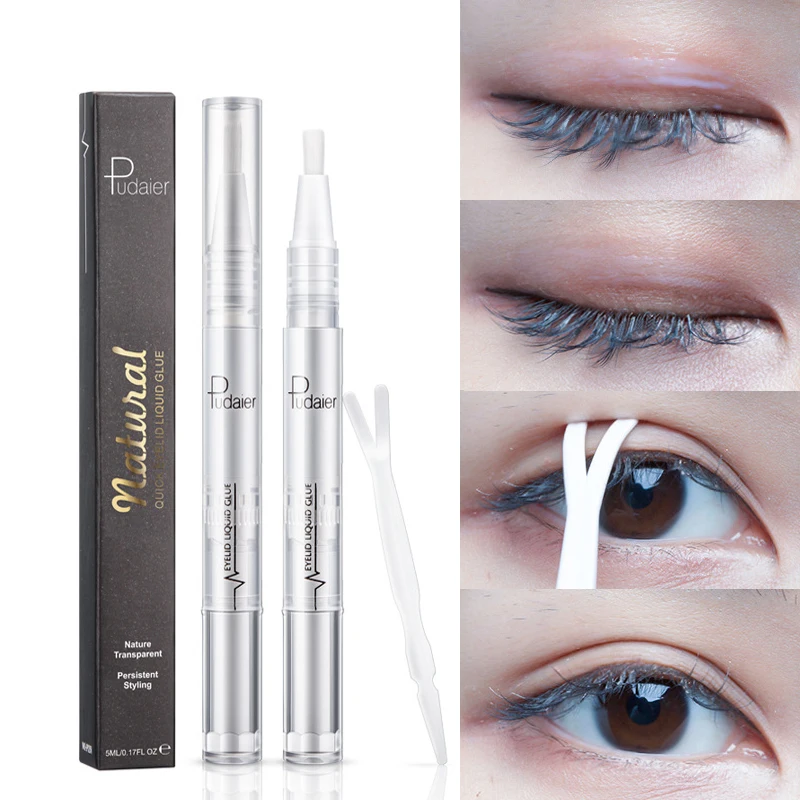 Двойной крем для укладки век долговечный натуральный артефакт больших глаз