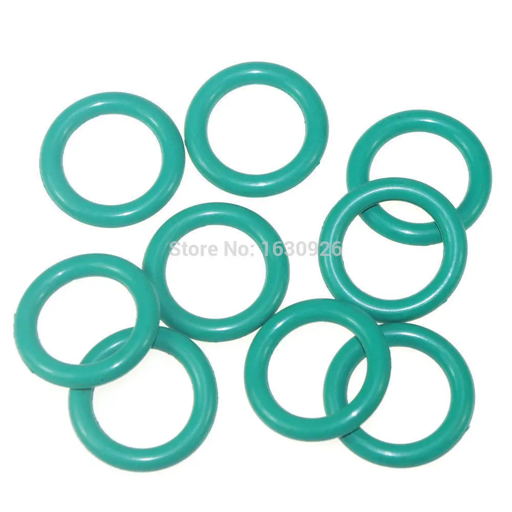 

QTY50 Fluorine Rubber FKM Outer Diameter 15mm Thickness 2.4mm Seal Rings O-Rings