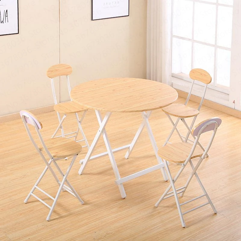 Складной домашний стол 0% уличный для киоска квартиры круглый маленький балкон