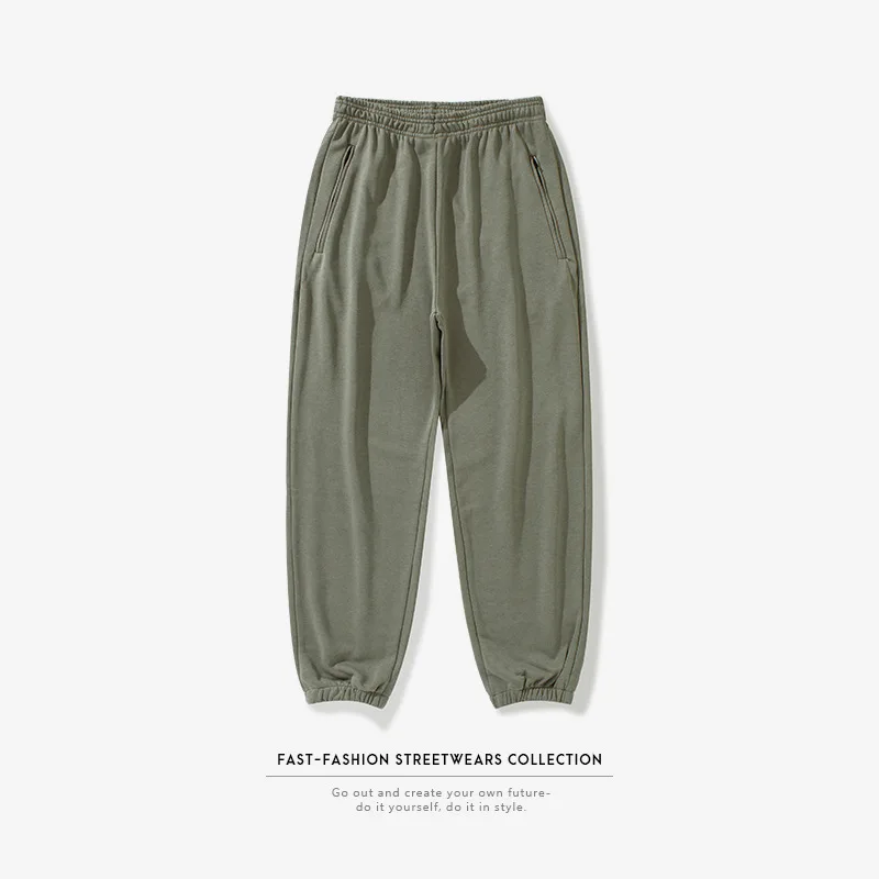 Мужские спортивные штаны брюки для бега на молнии с карманами эластичные хип-хоп