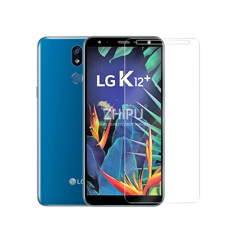 Закаленное стекло для LG K12 Plus Защитное экрана 2.5D 9 H закаленное премиум класса + 5 7