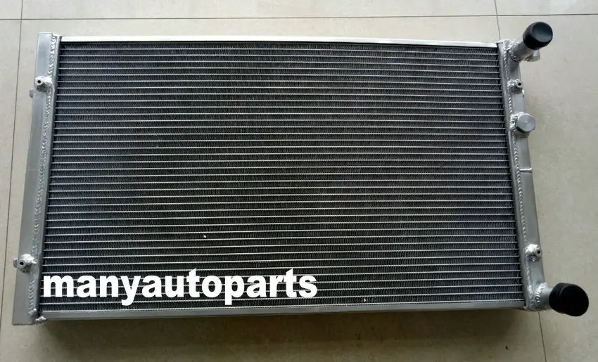 Алюминиевый радиатор + вентилятор для 99-10 Volkswagen City Golf MK4 BORA 1J/AUDI A3 TT/Seat Leon/TOLEDO Octavia 1 8