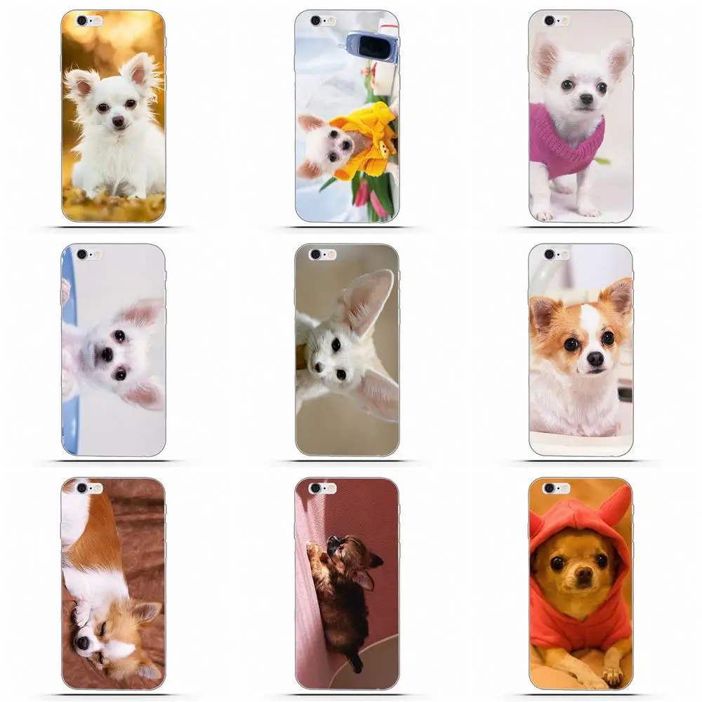 Chiwawa Собака Щенок для Huawei G7 Y6 II Y7 Xiaomi Redmi Note 2 3 5 Mi 4 4C 4I 5S 5X 6X 8 SE Pro ТПУ чехол телефона с