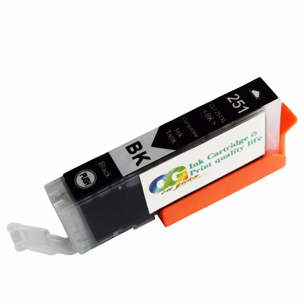 5PK PGI 250 CLI 251 чернила совместимы для Canon PIXMA MG 5450 5520 6320 6350 6420 7120 iP7250 iP8720 iP8750|Чернильные