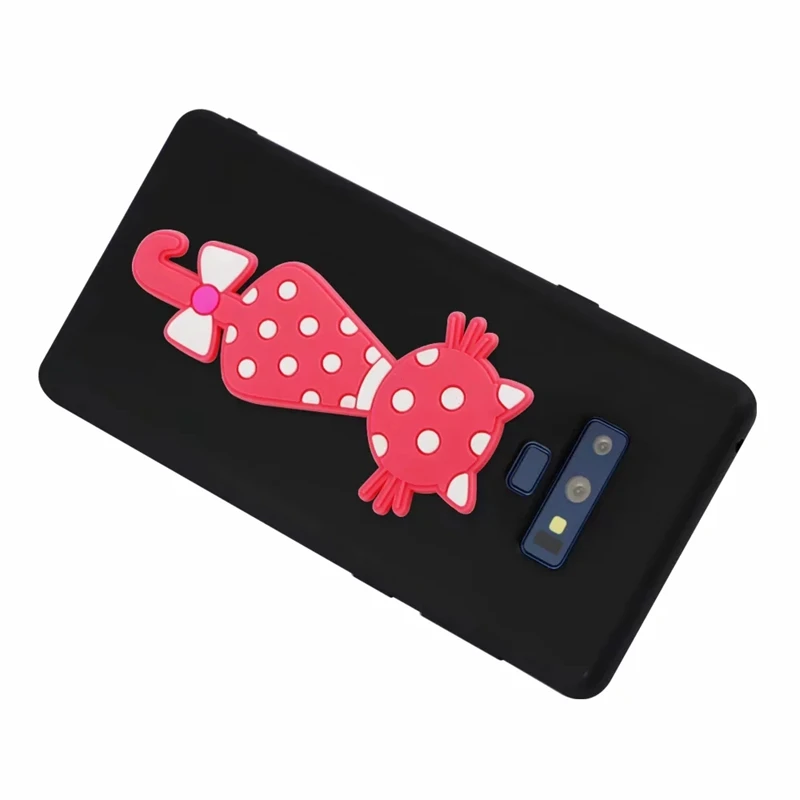 3D милый розовый чехол для Samsung Galaxy A6 A8 Plus 2018 A3 A5 2017 S7 S8 S9 силиконовый телефона Motorola G5
