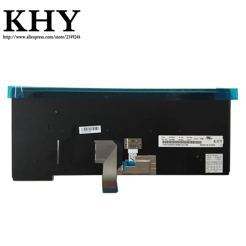 Клавиатура США для ThinkPad L440 L450 L460 T431S T440 T440P T440S T450 T450S T460 04Y0824 04Y0854 04Y0862 04Y0892 00HW906