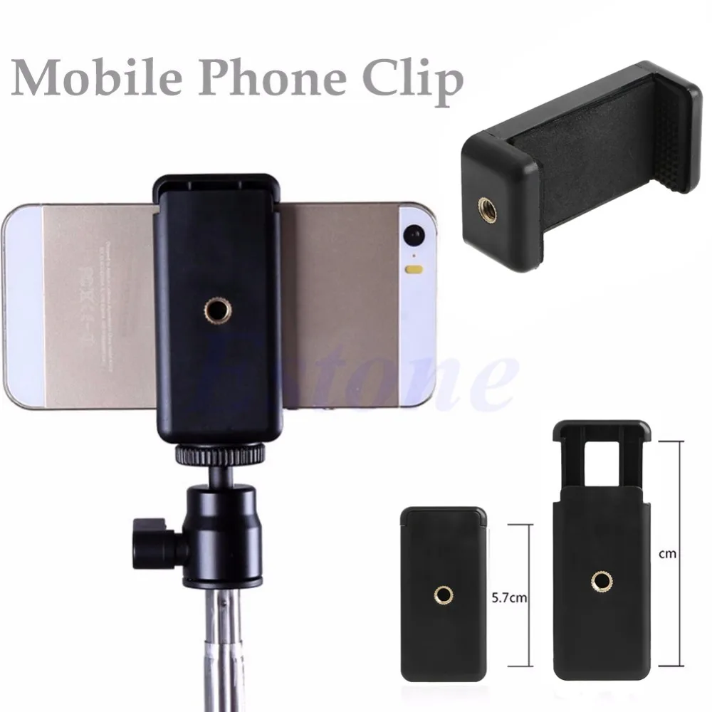 Universal Tripod Monopod Stand Mount Selfie Clip Bracket Holder For HTC iPhone 6 for car accessories