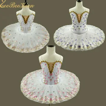 Балетная пачка с лебедем и озером для девочек балетный костюм детское