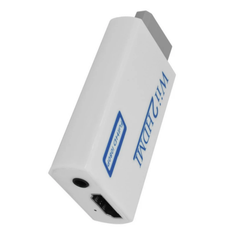 Для wii в HDMI адаптер конвертер Поддержка FullHD 720P 1080P 3,5 мм аудио для wii 2HDMI адаптер для HDTV