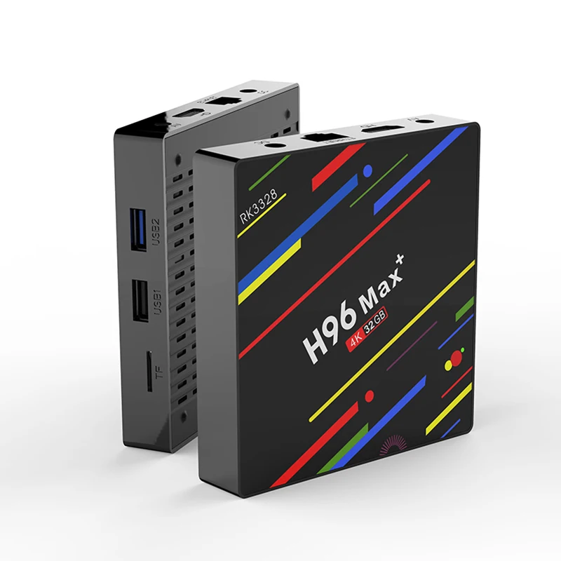 H96 MAX Plus Android 8 1 ТВ приставка Smart Box 4 ГБ 32 1080P 4K 3D Google плеер 2 4G wifi голосовой воздушный