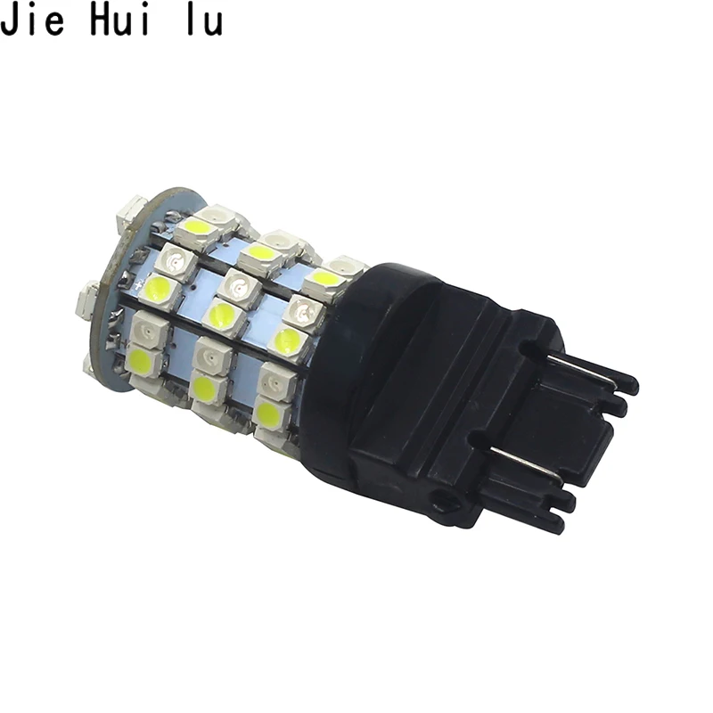 2x двухцветные 3157 7443 1157 3528 высокомощные янтарно белые 60 SMD светодиодные резервные