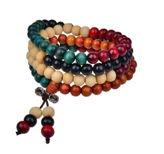 108 * браслеты с бусинами из сандалового дерева гранат переводной Шарм-манжета