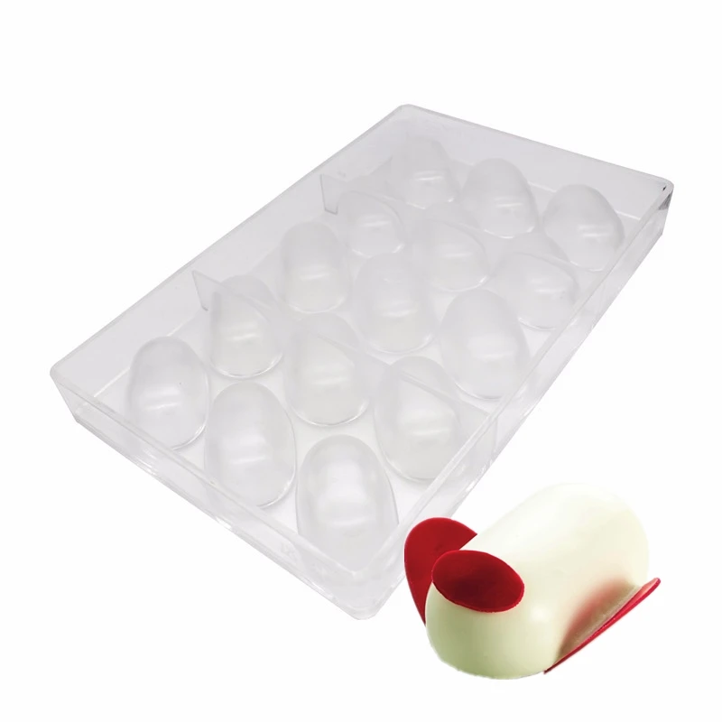 Goldbaking 15 чашек овальной формы шоколада поликарбонатные для | Дом и сад