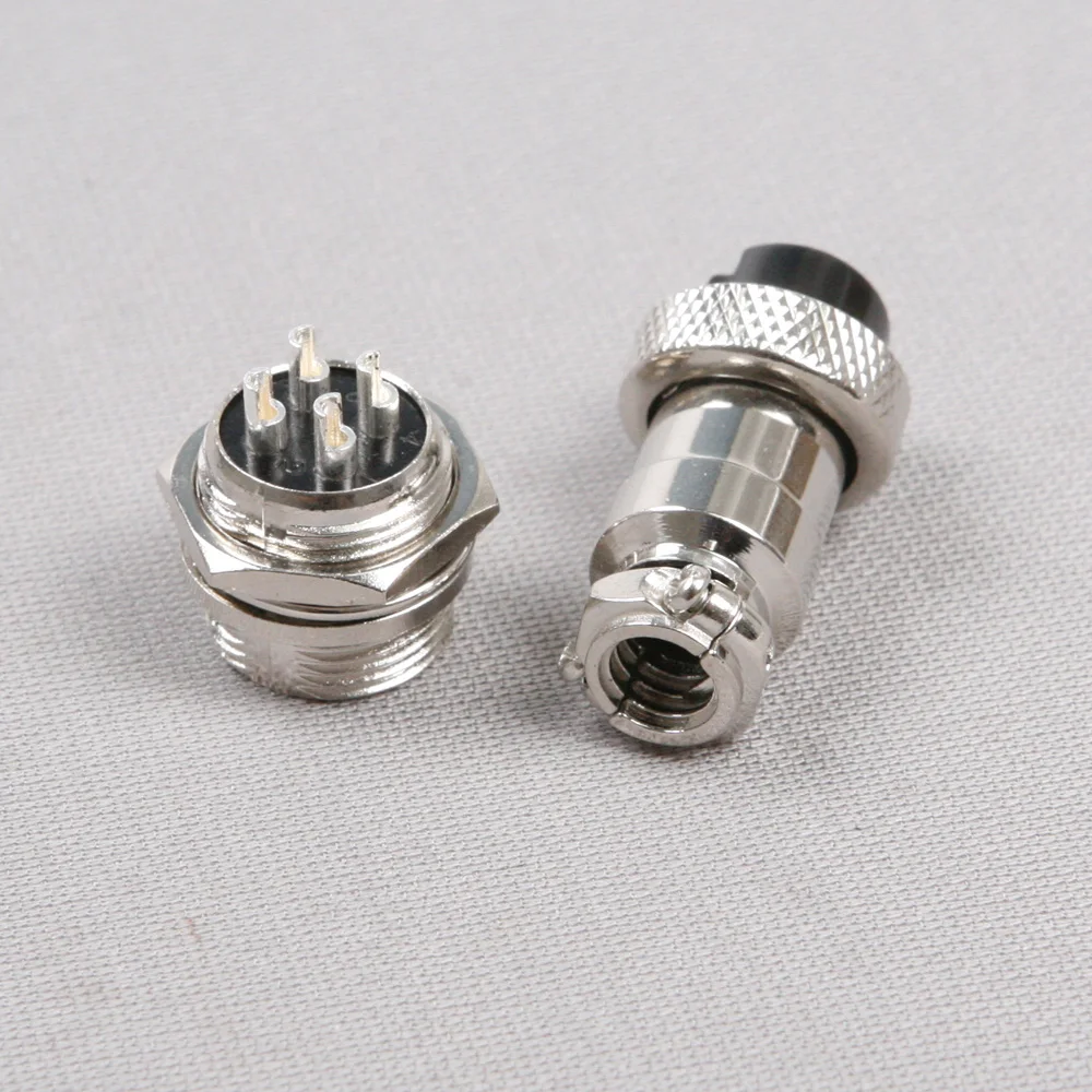 Абсолютно новый модный GX16-4 авиационный разъем 4Pin 16 мм мужской и женский основной