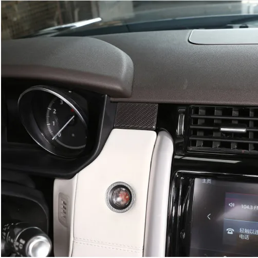 

Real Carbon fiber For Land Rover Discovery 5 LR5 2017 2018 2019 L462 Car Dashboard Decoration Panel Trim Auto Accessories