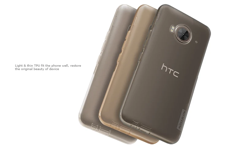 Nillkin ультра тонкий прозрачный природа тпу case для htc one me/один ME9/Один M9EW/ME dual sim S