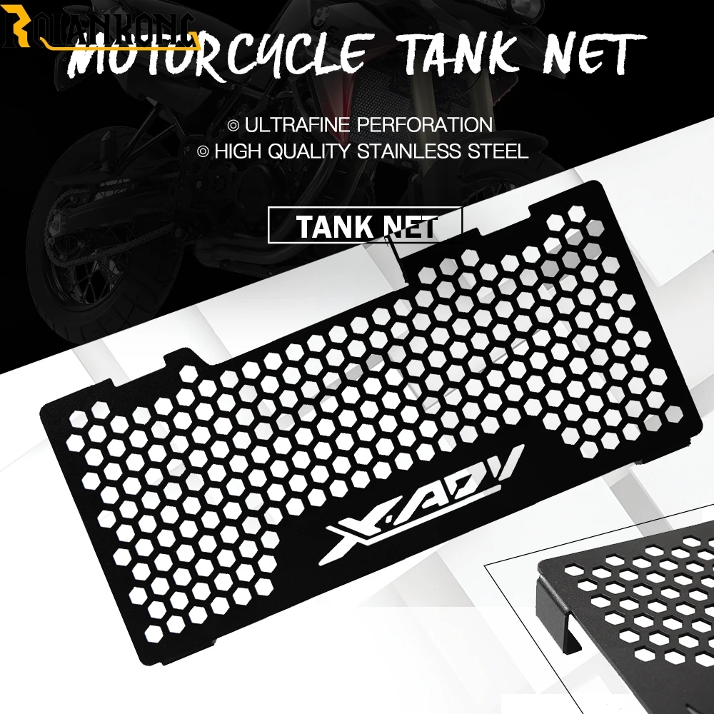 

Черные Аксессуары Montorcycle решетка радиатора Защитная крышка защитная решетка для honda x-adv/HONDA X-ADV 750 2017-2018 логотип X-ADV