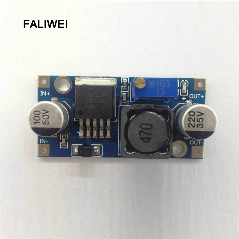 5 шт./лот LM2596S DC LM2596 4-35 в входное напряжение Регулируемый понижающий модуль