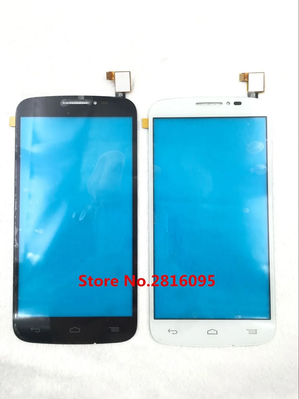 Черно белый сенсорный экран дигитайзер стекло для Alcatel One Touch Pop C7 7040A 7040D 7040E 7041D 7040F