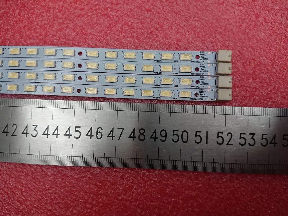 

Светодиодная лента подсветки для Sony KDL-46EX700 46EX725 4LK460D3LA8S RUNTK4337TP SLED 090907 rev. AE4660B, 4 шт./компл.