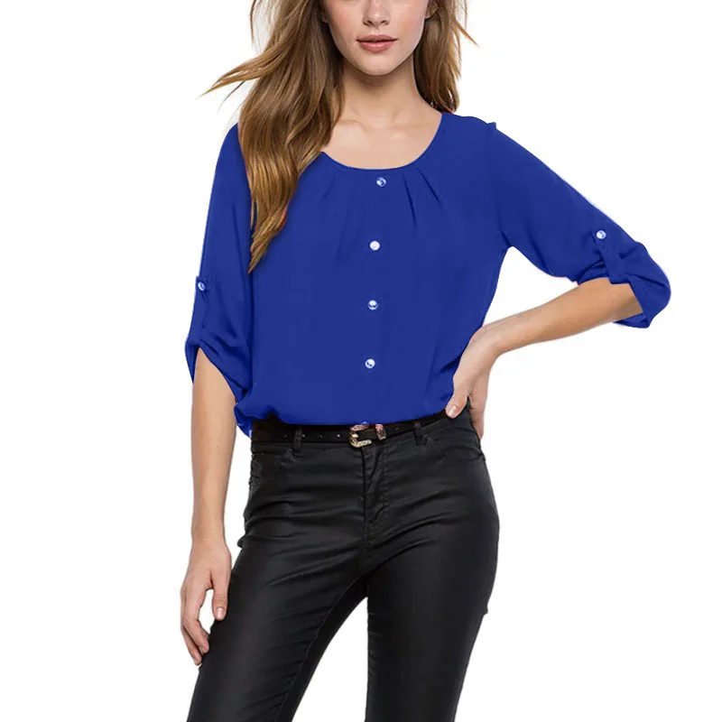 Blusa Новое поступление ограниченное полиэстер Обычная женская верхняя одежда