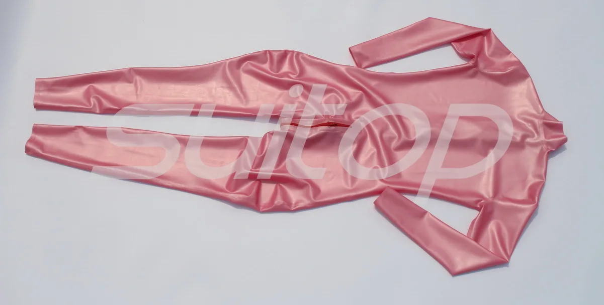 Латексные металлические Розовые боди zentai из резины высокого качества|rubber zentai|rubber