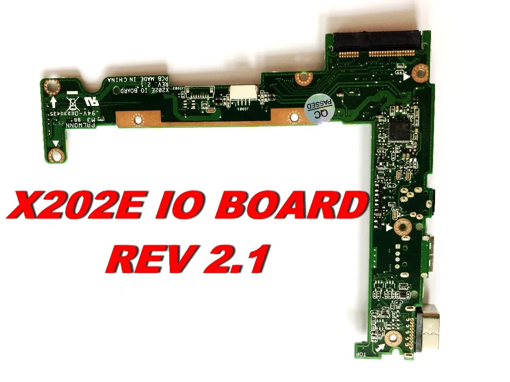 Оригинальная плата для аудио SD карты ASUS X202E ввода вывода REV 2 1 протестирована