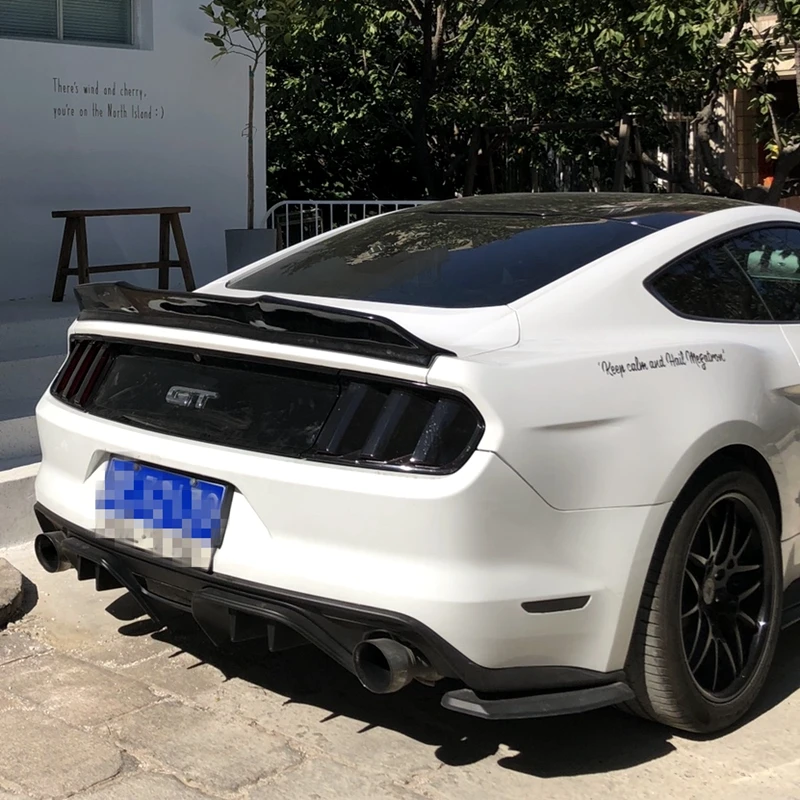 Спойлер для Ford Mustang GT Coupe 2015 2017 S Style FORD gt модифицированный задний спойлер из