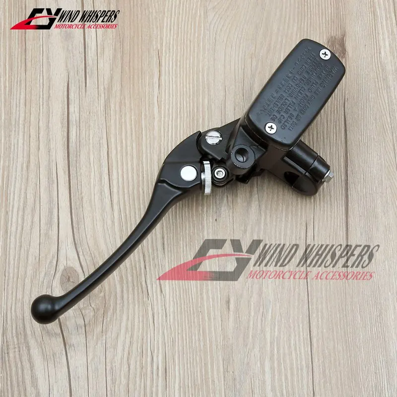 left Clutch black Мотоцикл 7/" 22 мм Гидравлический тормозной цилиндр сцепления для Honda CB400 SF CB750 CB600 CB900 CB1000 CB1100 CB1300 Street - Цвет: left Clutch black