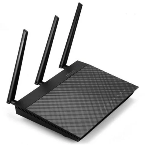 100% working for RT-AC66U Network WiFi Repeater with 3 Antenna - BLACK