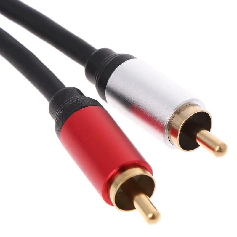 HiFi звук 1 8 м от 3 5 мм до 2RCA левый и правый каналы выход аудиокабель для ПК