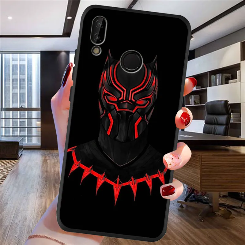 H1751 Черный пантера Marvel для huawei P8 P10 P20 P30 Коврики 10 20 Honor 8 8X 8C 9 V20 20i 10 Lite Plus Pro Чехол Coque Samsung чехол-футляр - Цвет: H1751