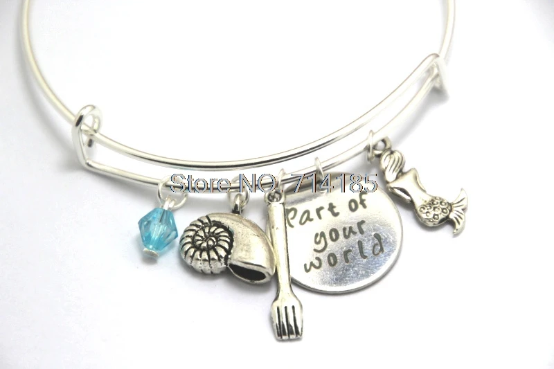 Маленькое ожерелье с русалкой часть вашего мира вдохновил Очаровательная в