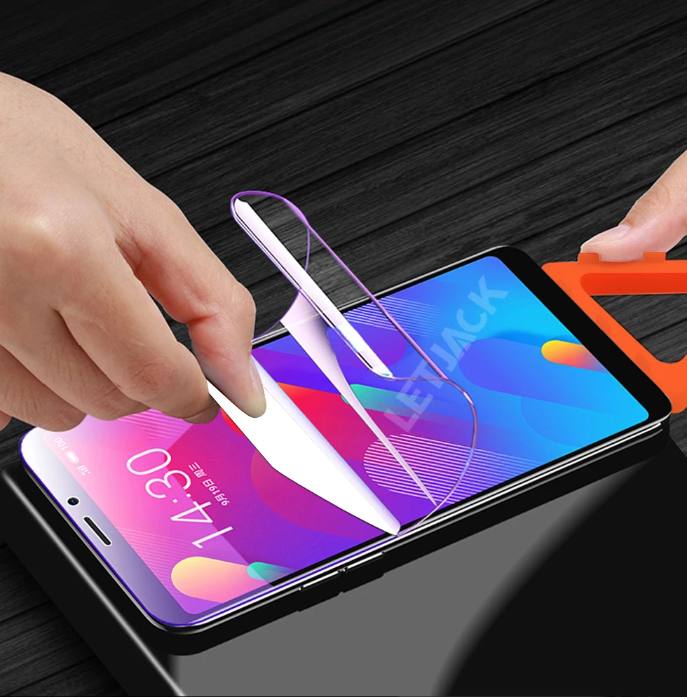 3D изогнутый край Полное покрытие мягкая Гидрогелевая пленка для Meizu M6S M5 M6 Note 8X8 V8 15 16 Plus Защита экрана Защитная не стекло