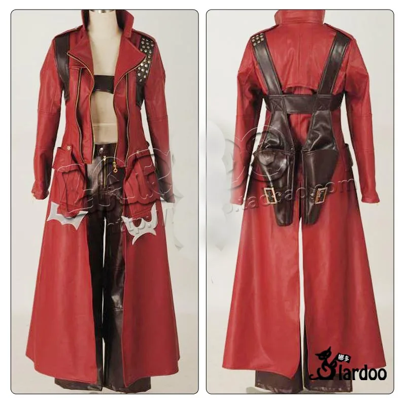 DMC 3 Данте косплей кожаный костюм Хэллоуин Косплей Костюм 11| |