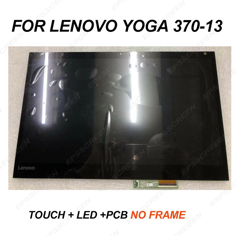 Сменный FHD экран 13," для LENOVO THINKPAD yoga 370/yoga 370-13, светодиодный ЖК-дисплей+ сенсорная панель+ ободок+ печатная плата, оцифрованный дисплей