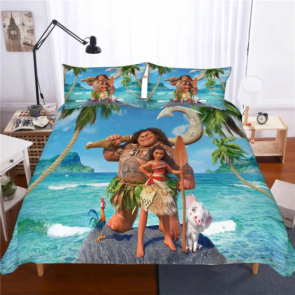 Комплект постельного белья Disney Moana пододеяльник наволочка одинарный двойной