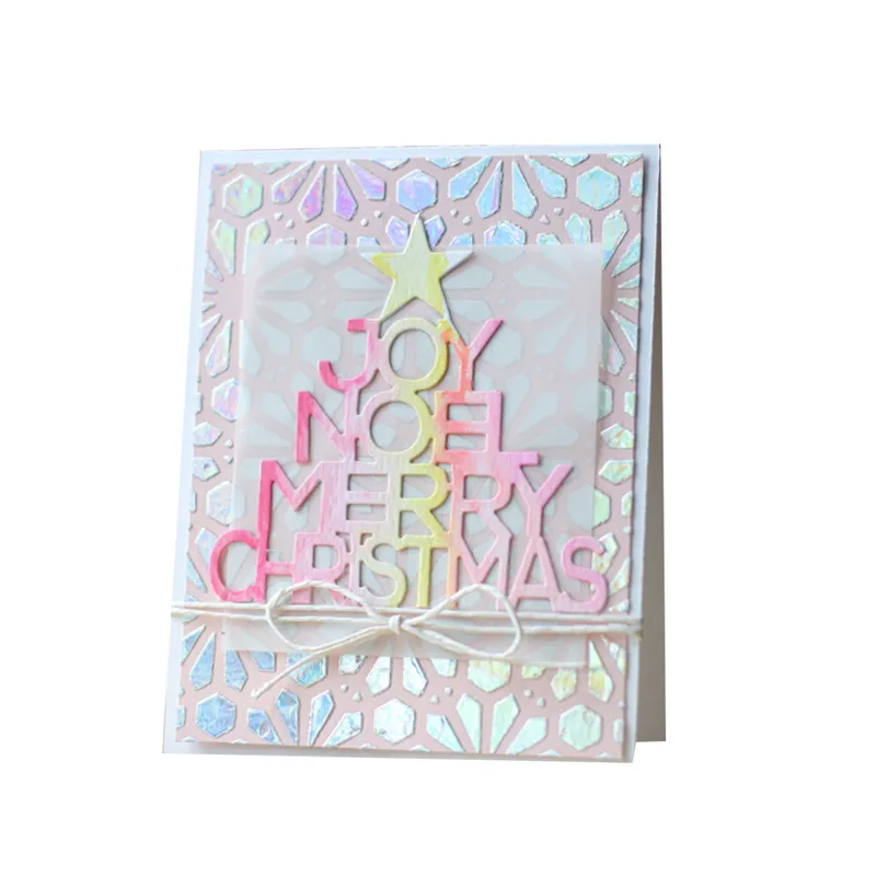 DiyArts Merry Christmas Tree штампы для скрапбукинга 1 шт. рукоделия новинка 2018 тиснение