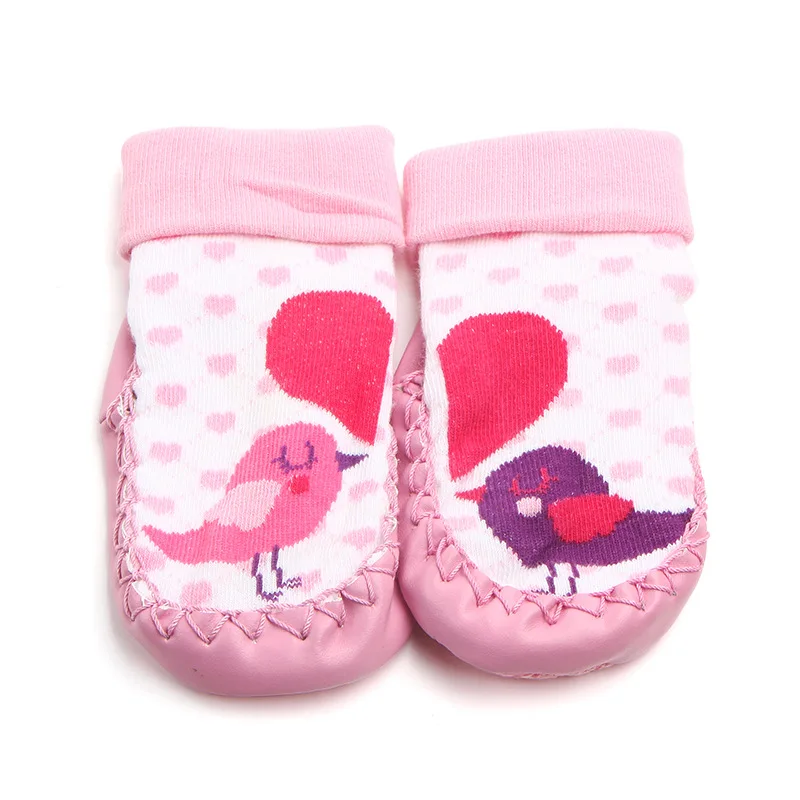 Baby Toddler Anti-slip Long Tube Sock Floor Socks Kids Girl Boys High Top Booty Shoes Soft Warm Cartoon Moccasins Slippers | Детская