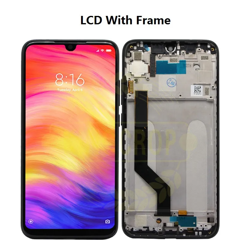 Оригинальный Новый ЖК дисплей для Xiaomi Redmi Note 7 Pro сенсорный экран с рамкой