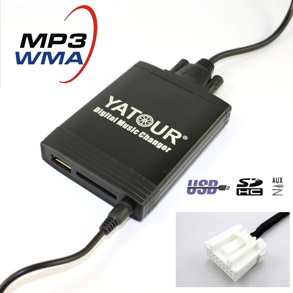 Yatour YT M06 автомобиль цифровой музыки для смены Mazda 3 5 6 CX 7 MPV 2003 2008 Car MP3 интерфейс USB SD