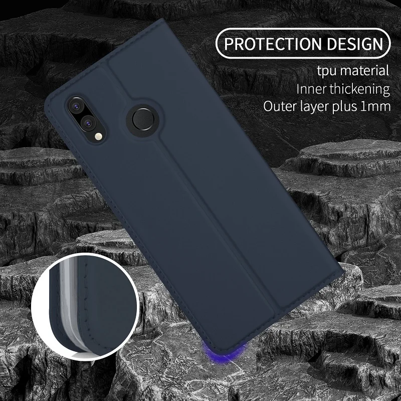 Для huawei P20 Lite чехол для мобильного телефона защитный кожаный чехол для huawei P20 Lite сумка для телефона карта карман Магнитный чехол